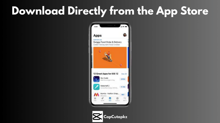 Download CapCut Directly from the App Store